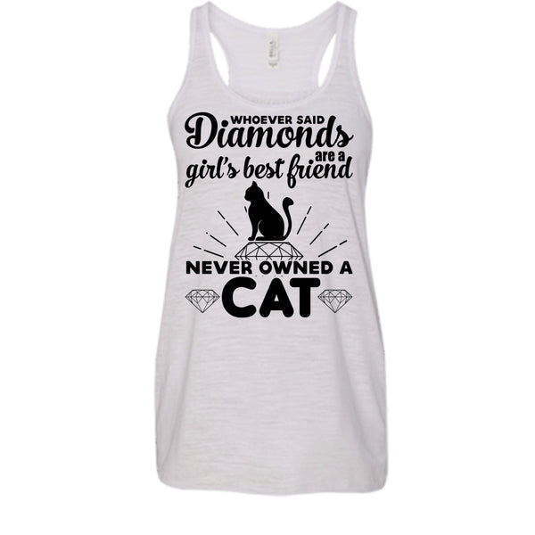 A Girl's Best Friend Never Owed A Cat Shirt, I Love My Cat Shirt