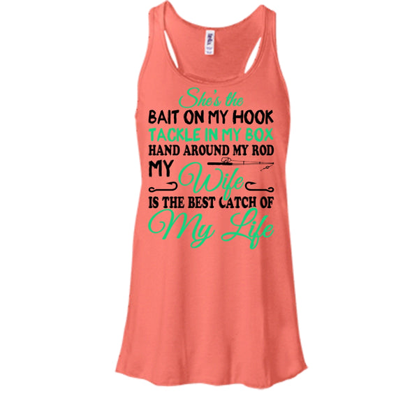 Wife Is The Best Catch Of My Wife Shirt, Cool Fishing Husband Shirt