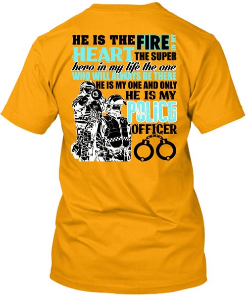 He Is My Police Officer T Shirt, I Love Police T Shirt