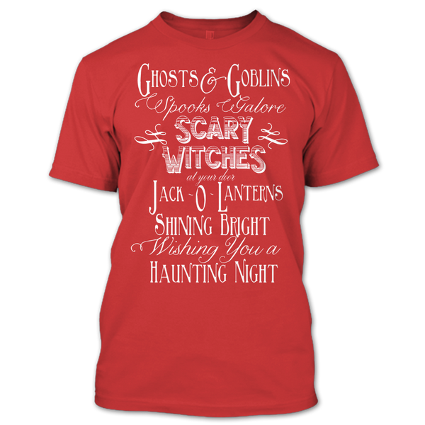 A black t-shirt with the shopify logo