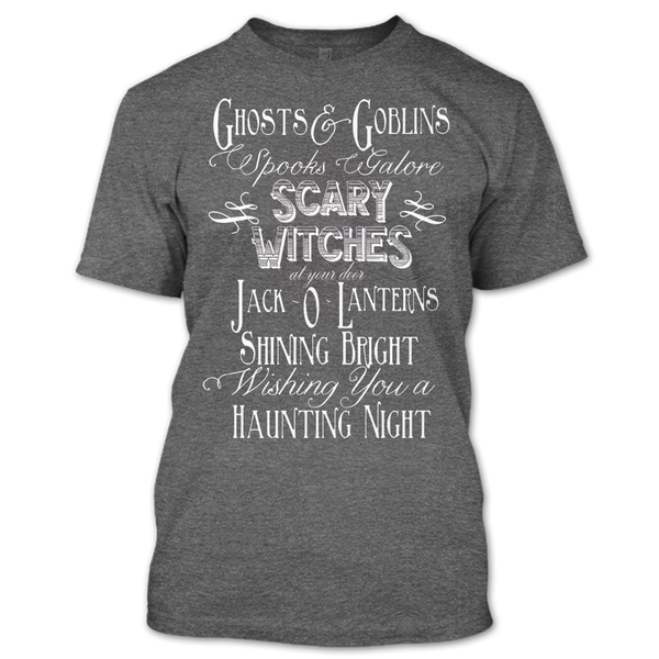 A black t-shirt with the shopify logo