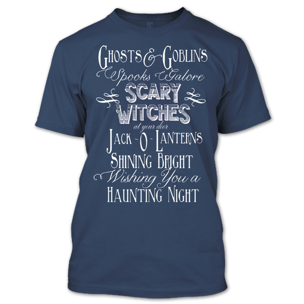 A black t-shirt with the shopify logo