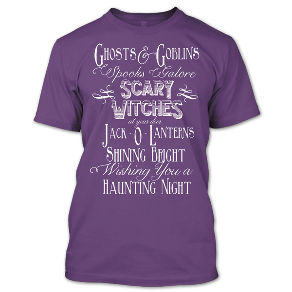 A black t-shirt with the shopify logo