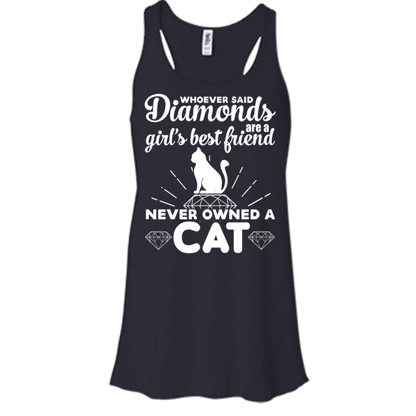 A Girl's Best Friend Never Owed A Cat Shirt, Cute Cat Shirt