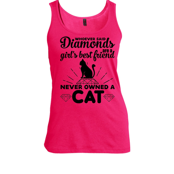 A Girl's Best Friend Never Owed A Cat Shirt, I Love My Cat Shirt