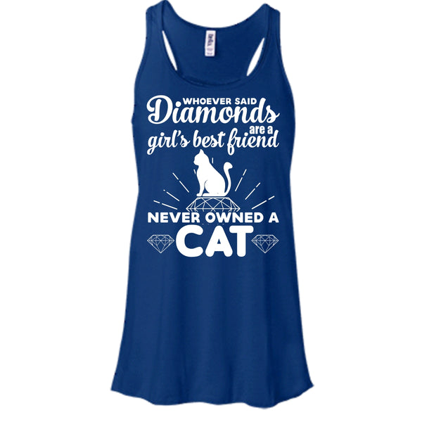 A Girl's Best Friend Never Owed A Cat Shirt, Cute Cat Shirt