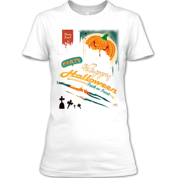 A black t-shirt with the shopify logo