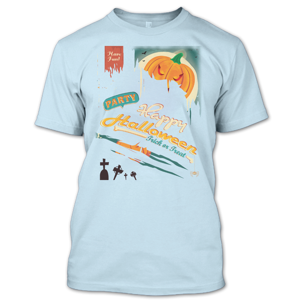 A black t-shirt with the shopify logo