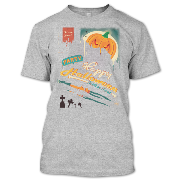 A black t-shirt with the shopify logo