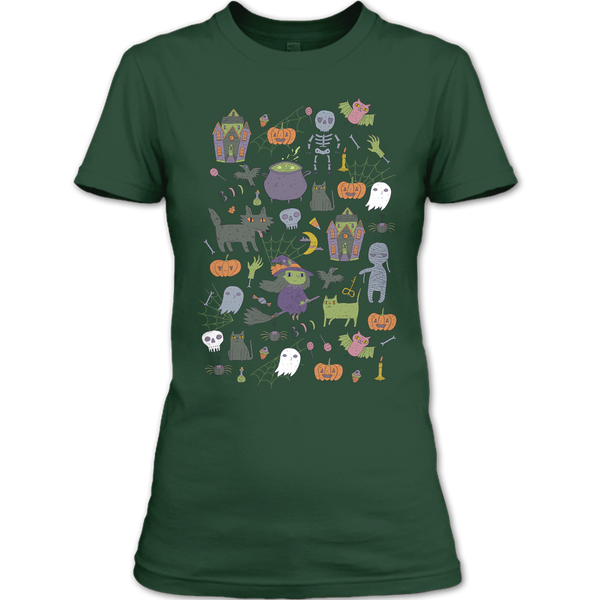 A black t-shirt with the shopify logo