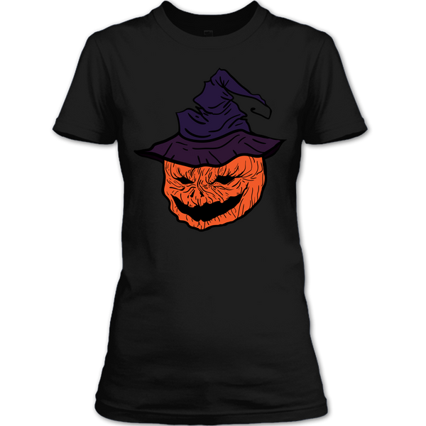 A black t-shirt with the shopify logo