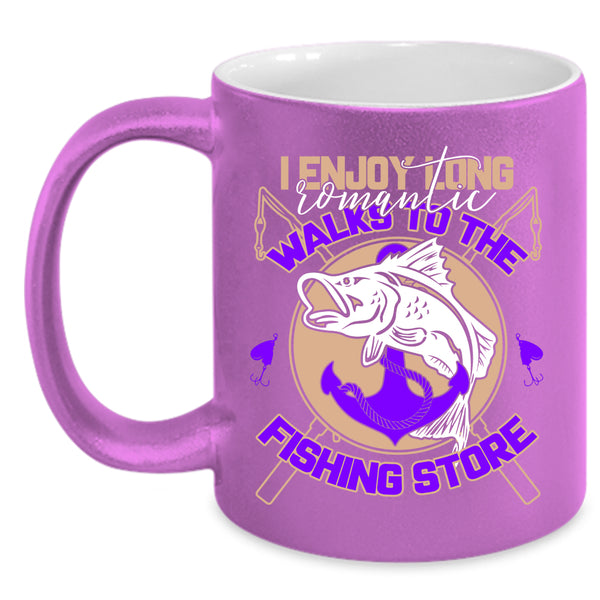I Enjoy Long Romantic Coffee Mug, The Fishing Store Coffee Cup
