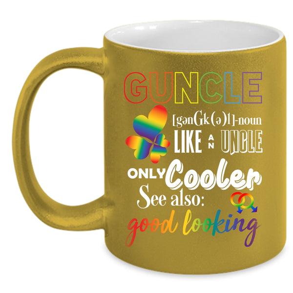 Guncle Coffee Mug, Like An Uncle Only Cooler Coffee Cup