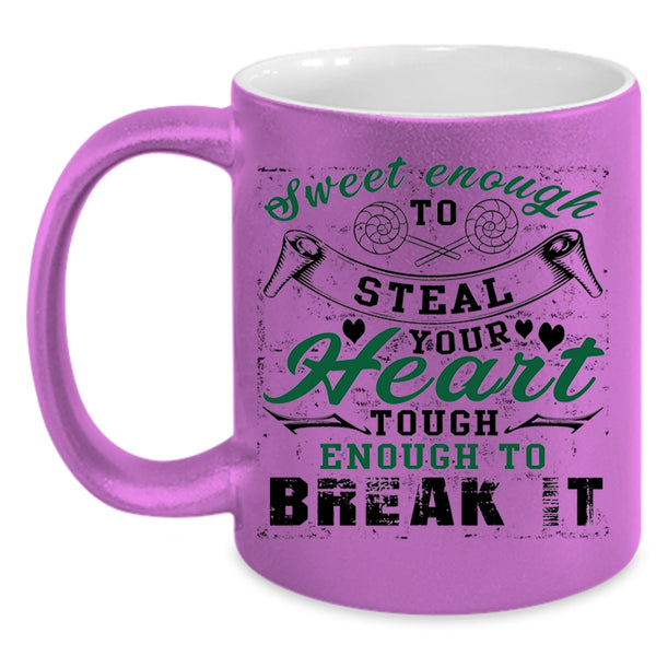 Cute Nurses Coffee Mug, Sweet Enough To Steal Your Heart Accent Mug