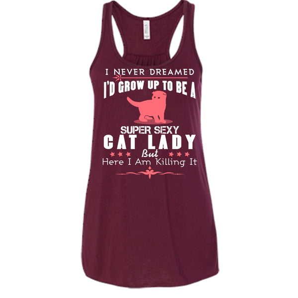 I'd Grow Up To Be A Sexy Cat Lady Shirt, Cool Cat Shirt
