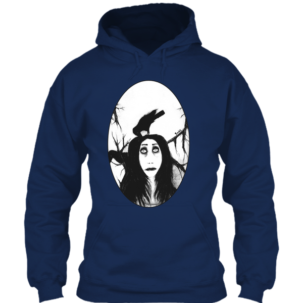 A black t-shirt with the shopify logo