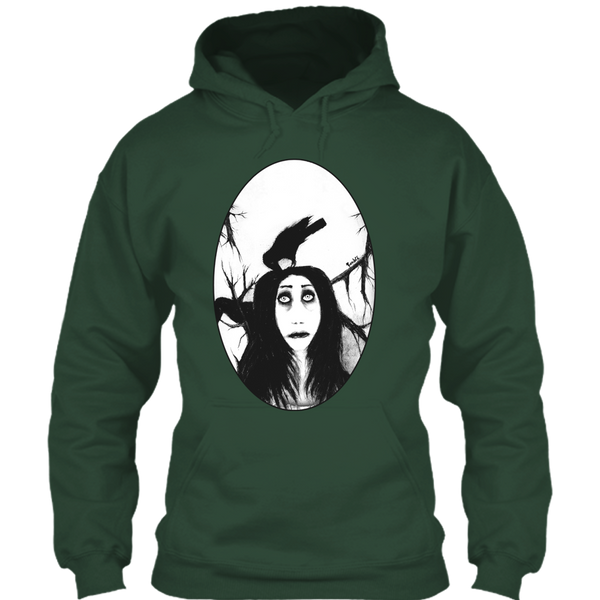 A black t-shirt with the shopify logo