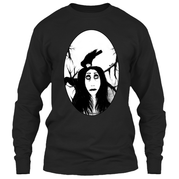 A black t-shirt with the shopify logo