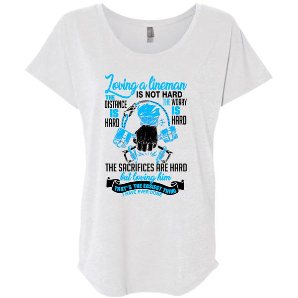 Loving A Lineman T Shirt, Being A Lineman T Shirt, Awesome T-Shirts