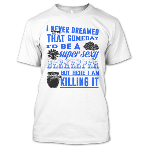 A black t-shirt with the shopify logo