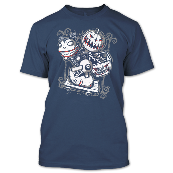 A black t-shirt with the shopify logo