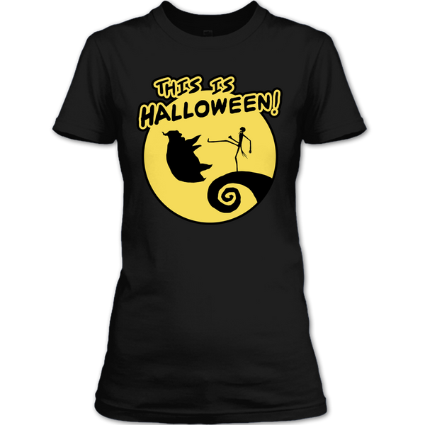 A black t-shirt with the shopify logo