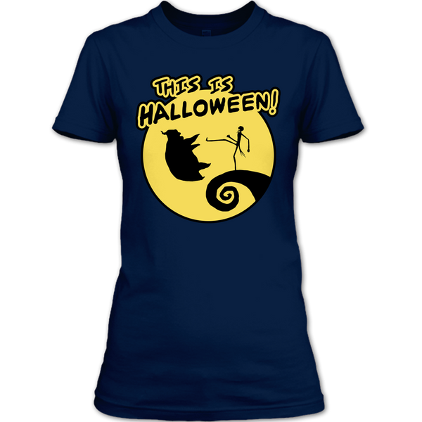 A black t-shirt with the shopify logo