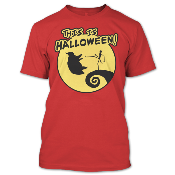 A black t-shirt with the shopify logo