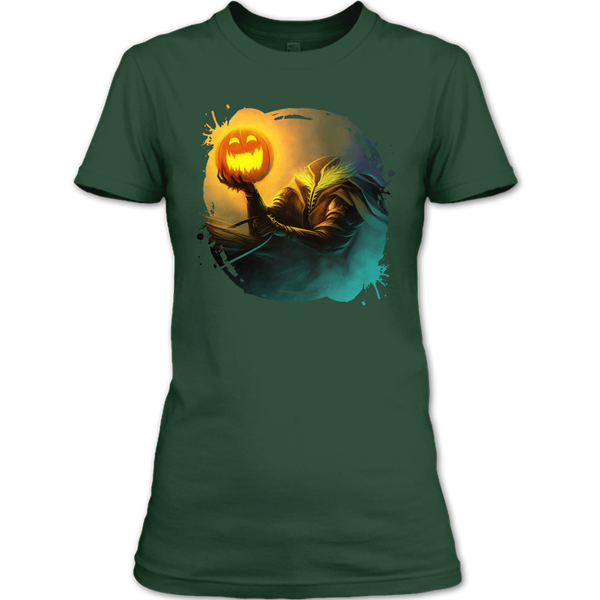 A black t-shirt with the shopify logo