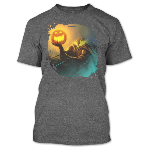 A black t-shirt with the shopify logo