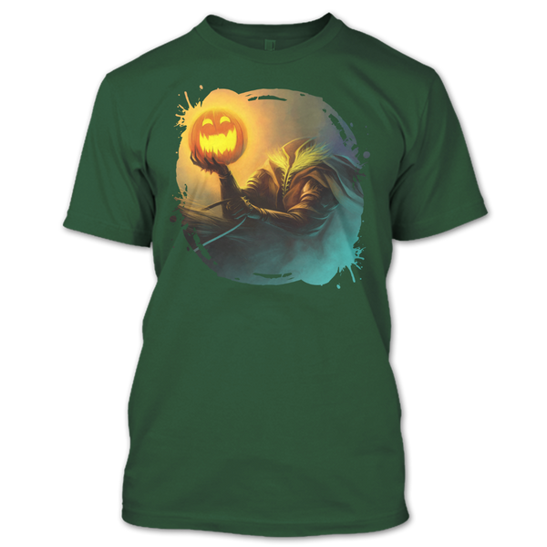 A black t-shirt with the shopify logo