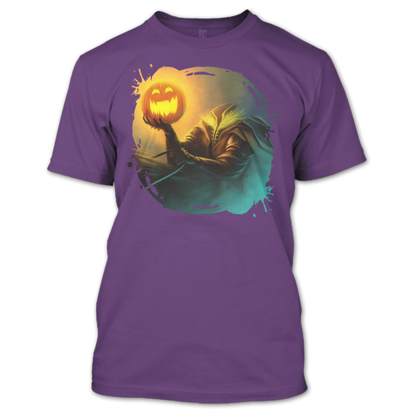 A black t-shirt with the shopify logo