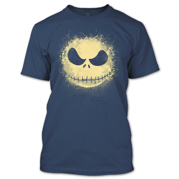 A black t-shirt with the shopify logo