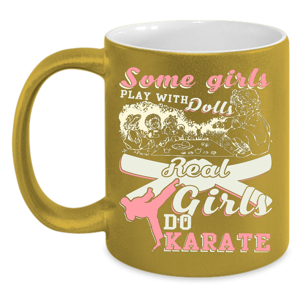 Real Girls Do Karate Coffee Mug, Cool Karate Girls Coffee Cup