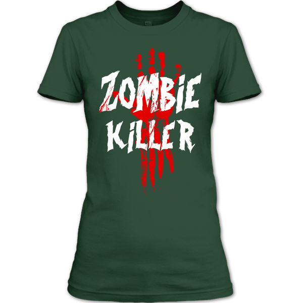 A black t-shirt with the shopify logo