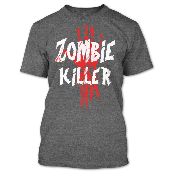 A black t-shirt with the shopify logo