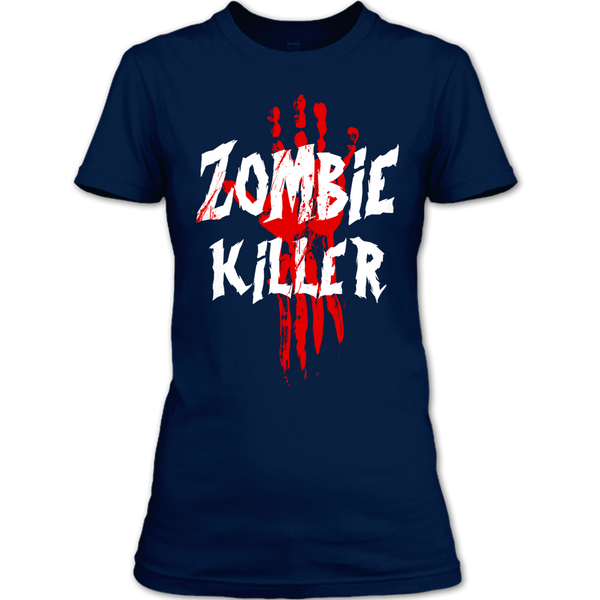 A black t-shirt with the shopify logo