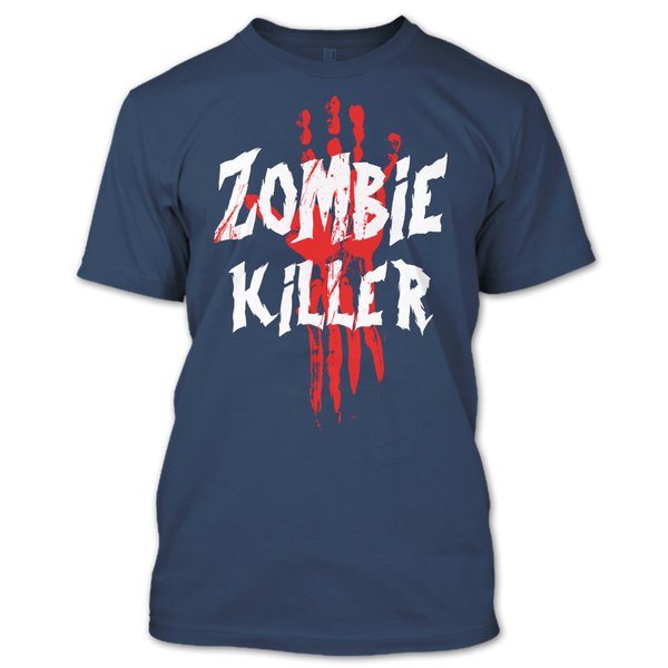 A black t-shirt with the shopify logo