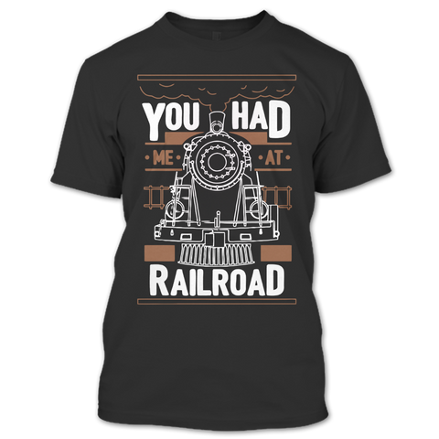 A black t-shirt with the shopify logo