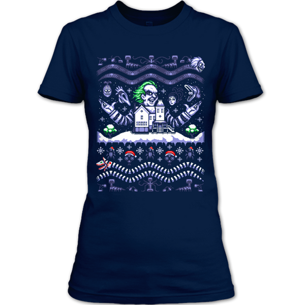 A black t-shirt with the shopify logo