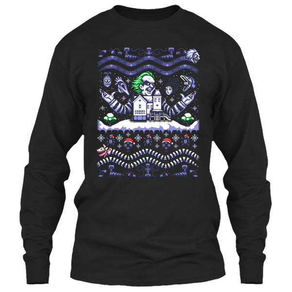 A black t-shirt with the shopify logo