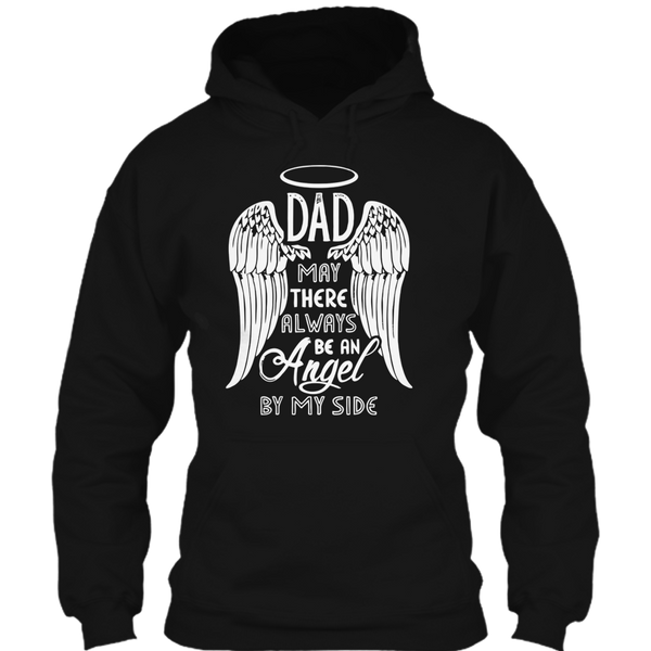 A black t-shirt with the shopify logo