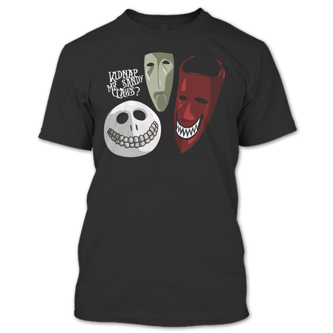 A black t-shirt with the shopify logo