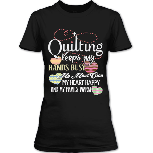 A black t-shirt with the shopify logo