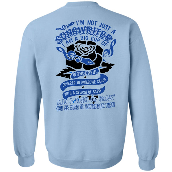 I Love Writing T Shirt, I'm Not Just A Songwriter Sweatshirt