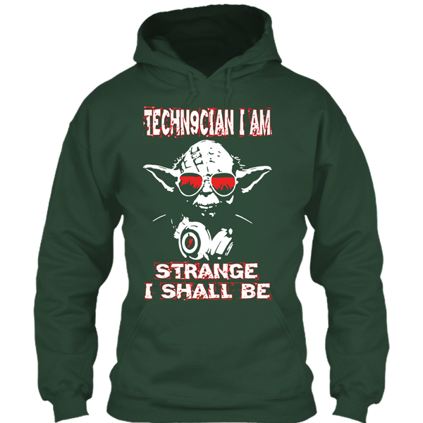 A black t-shirt with the shopify logo