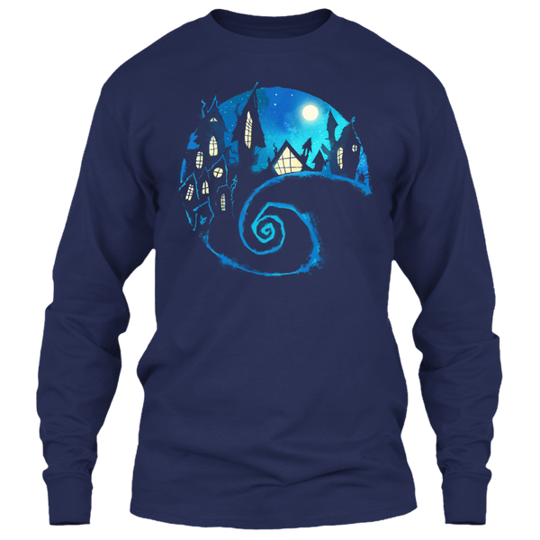 A black t-shirt with the shopify logo