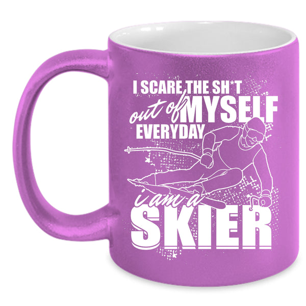 I Am A Skier Coffee Mug, Funny Gift For Skier Coffee Cup