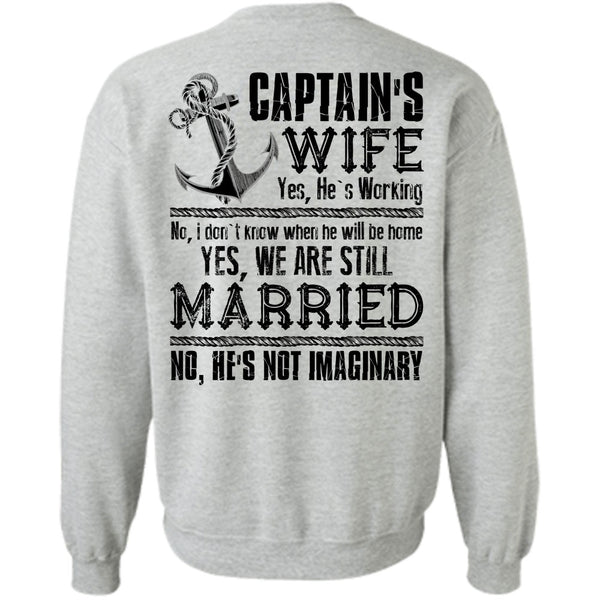I Love Husband T Shirt, Captain's Wife Sweatshirt