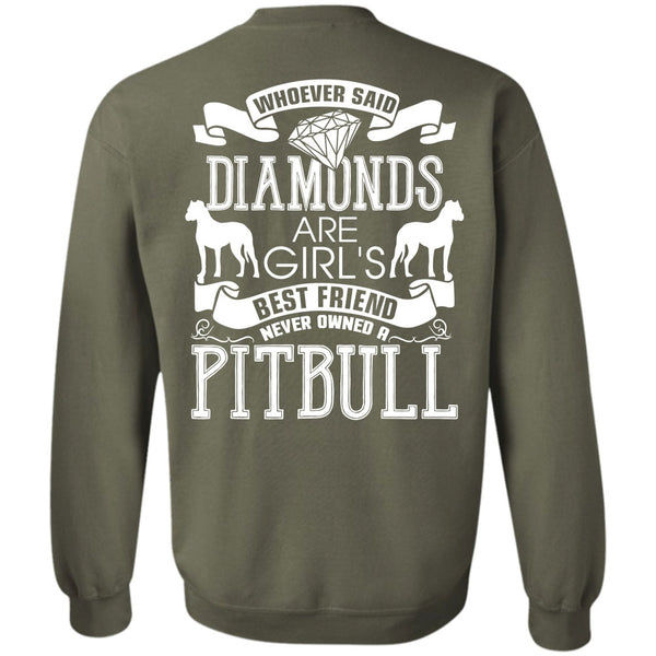 Diamonds Are Girl's Best Friend T Shirt, I Love My Dog Sweatshirt